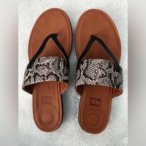 Fitflop Snakeskin Sandals